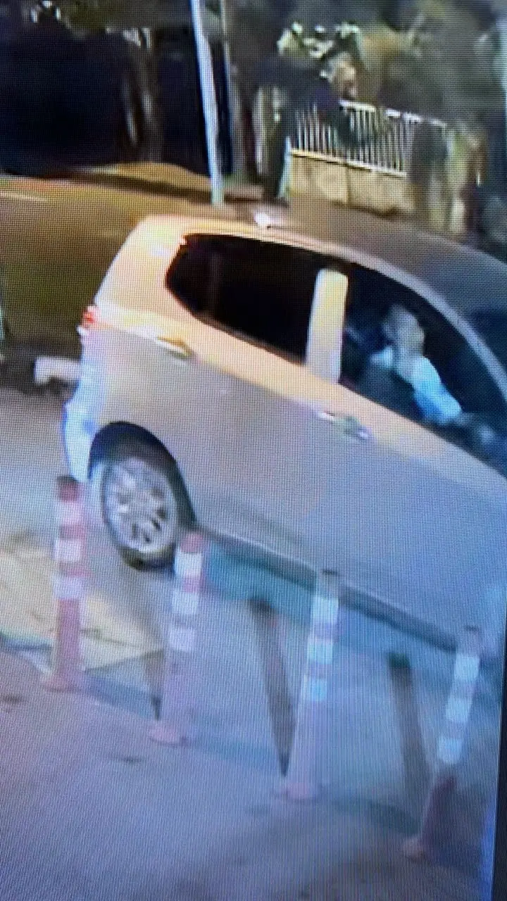 Eng Chin Kuang driving away in his Axia