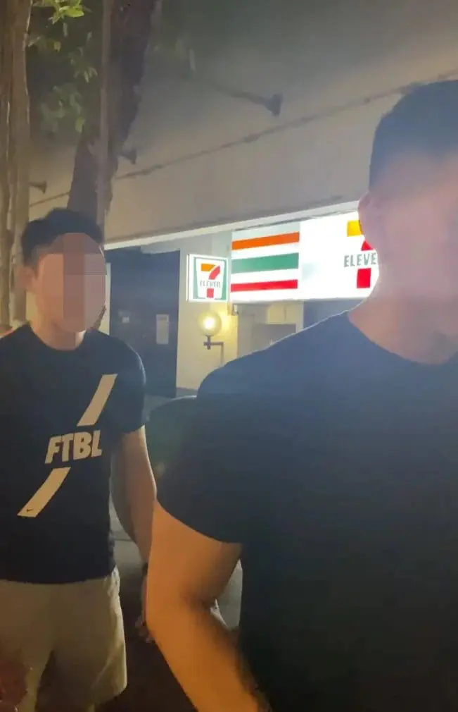 Man confronted by Cheryl