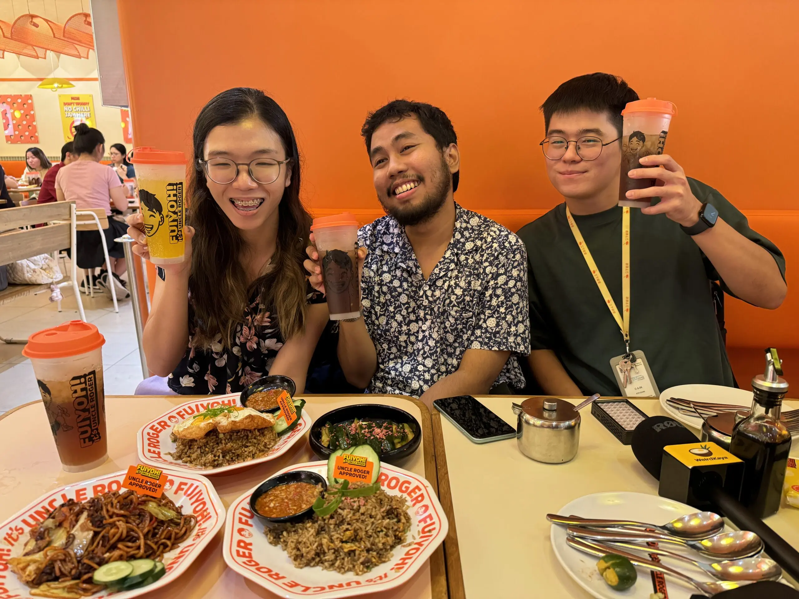 team WeirdKaya at Uncle Roger Restaurant - Pavilion Elite, KL