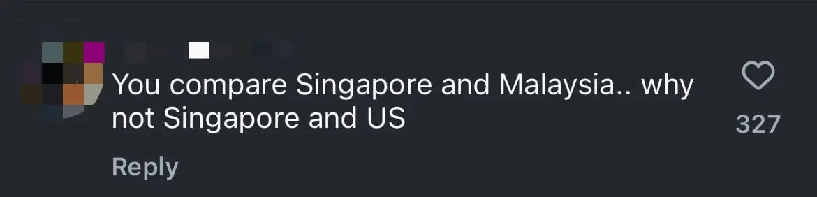 Our Hawker Food Is 2 Times Cheaper Than KL's Based On Median Income, Claims S'porean MP comment 1