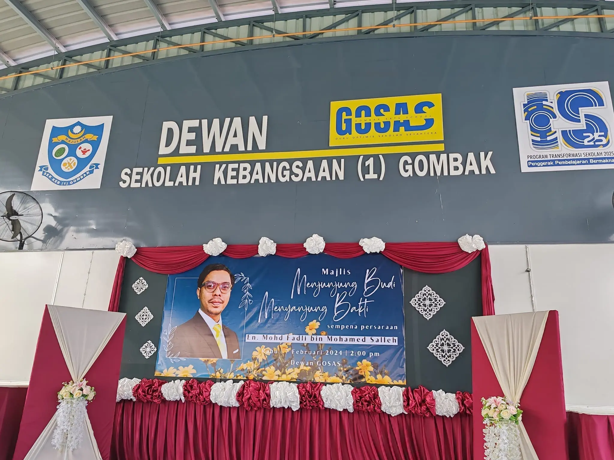 Farewell ceremony for M'sian teacher Mohd Fadli Salleh