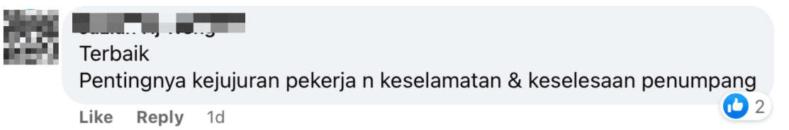 Netizens' comment on Kapit Bus Express incident.