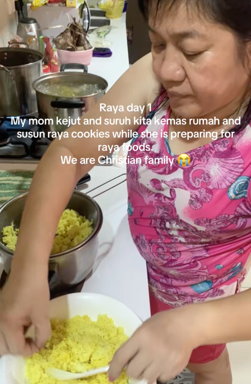 Fifi cooking Raya food