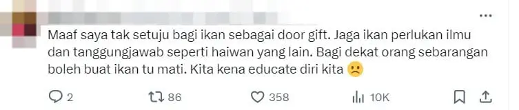 Fighting Fish Given As Door Gift At Wedding, M'sians Divided Over It (3)