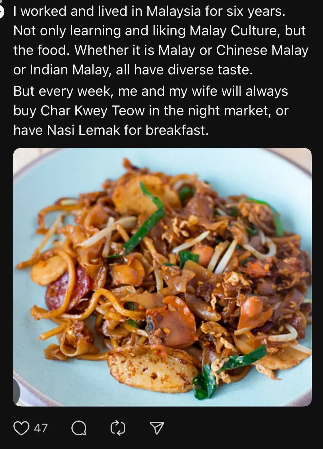 filipino loves malaysian foods comment