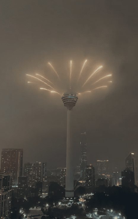 firework at menara kl