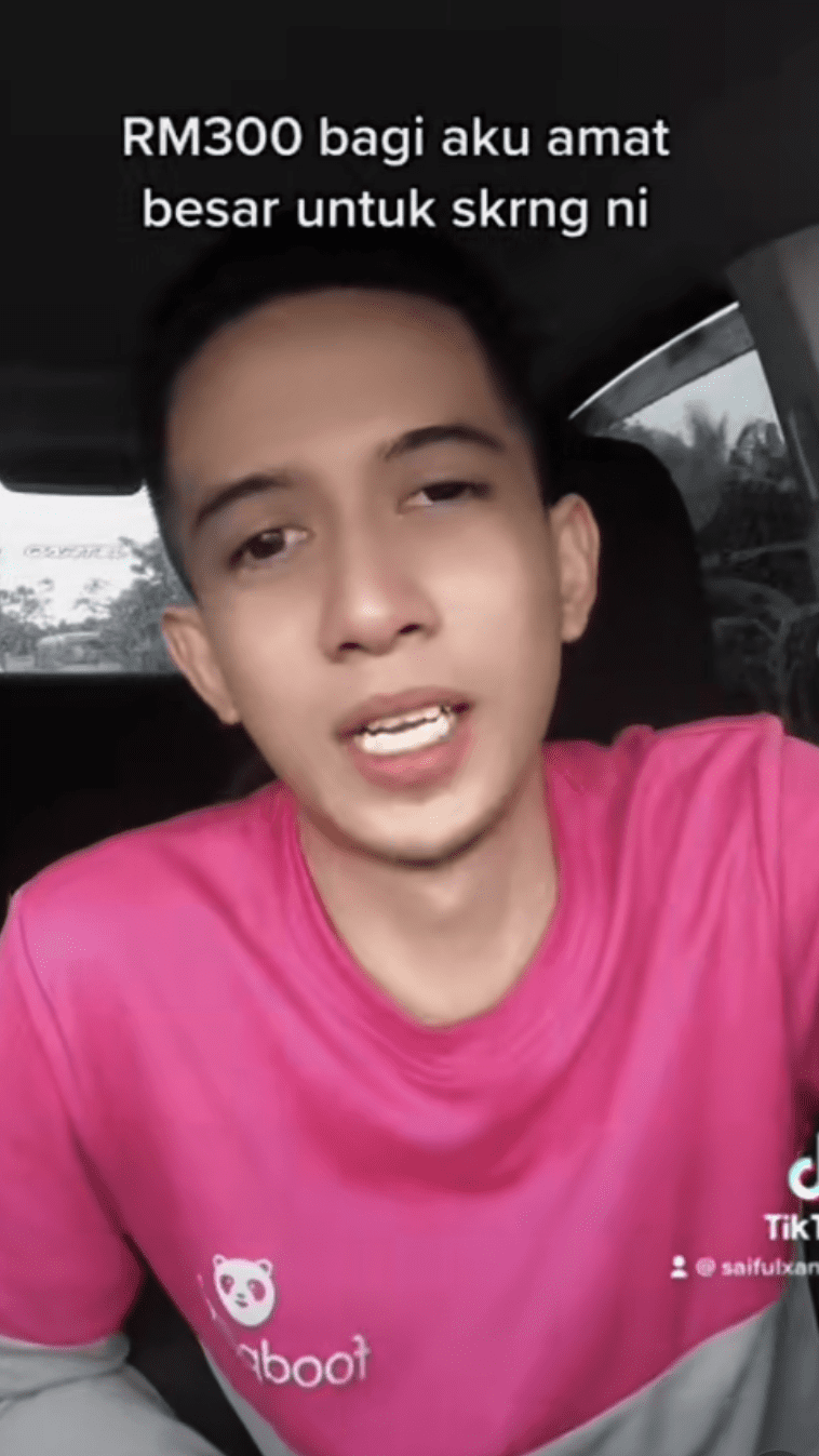 foodpanda Rider Tearfully Claims RM300 Was Withheld From Him Allegedly Due to Order Cancellations