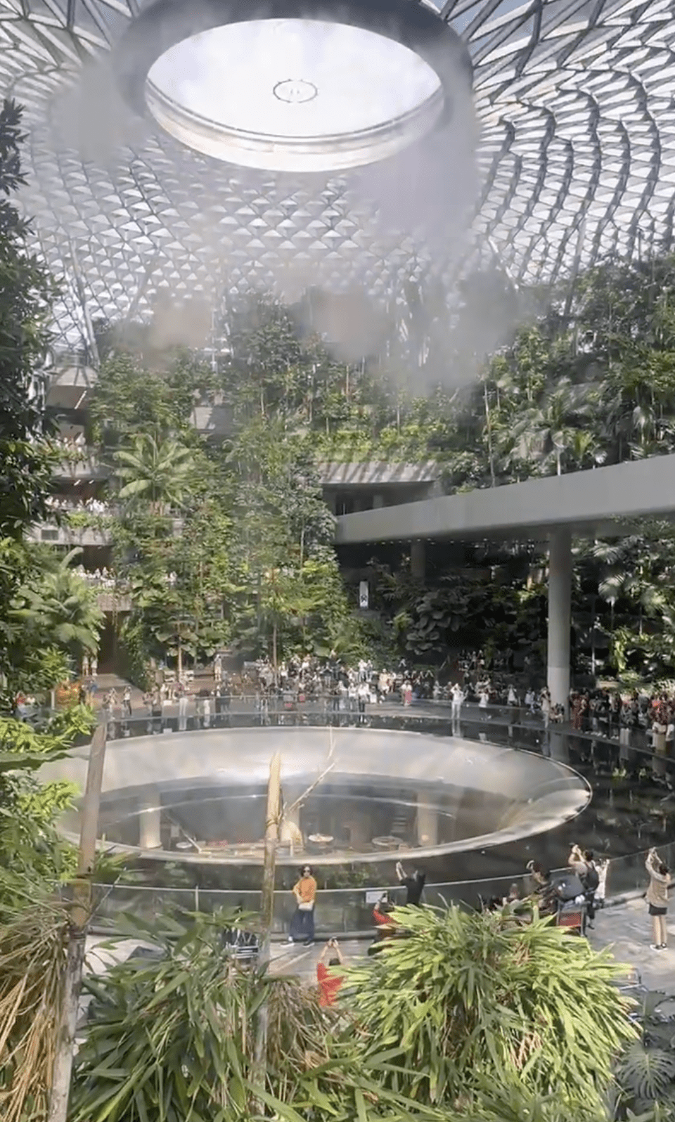 Foreigner Jewel Changi Rain Vortex