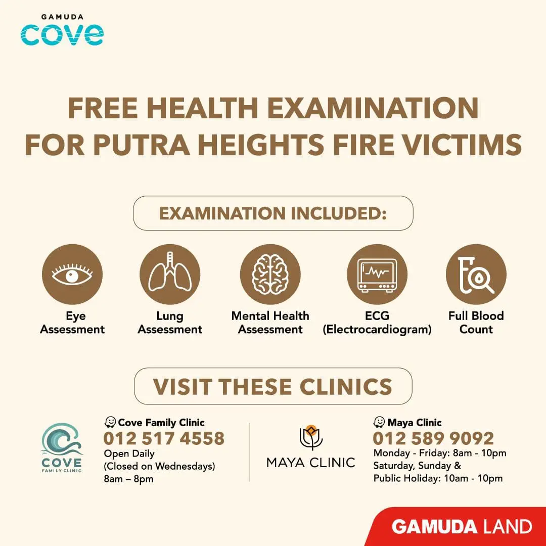 Free health examination by Gamuda Cove