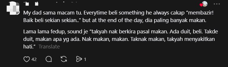 M'sian Man Berates Son For 'Wasting Money' By Using 1st Paycheck To Treat Family To Fried Chicken comment 2