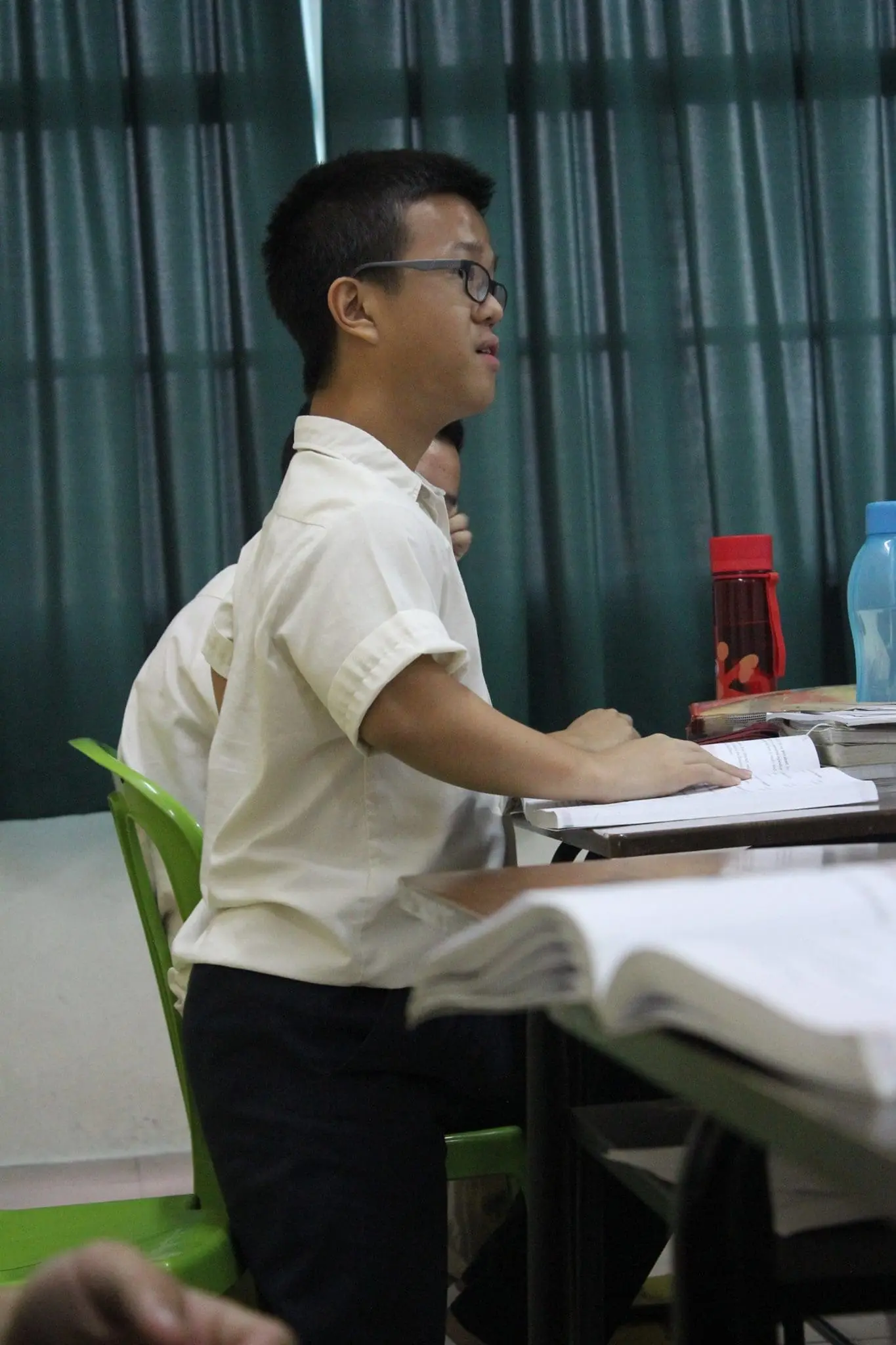 Gabrield standing up