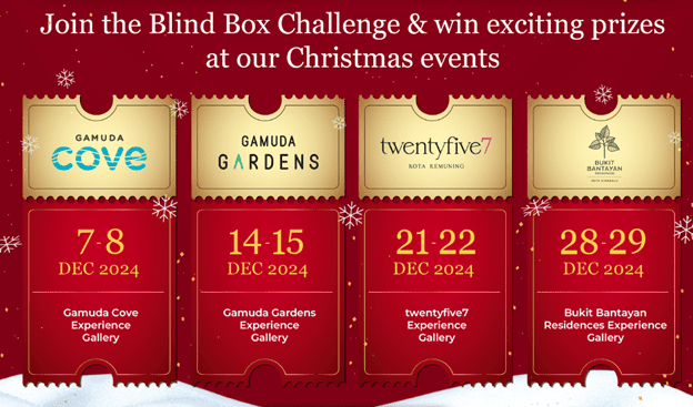 Gamuda Land Christmas Gradiance Christmas event schedule