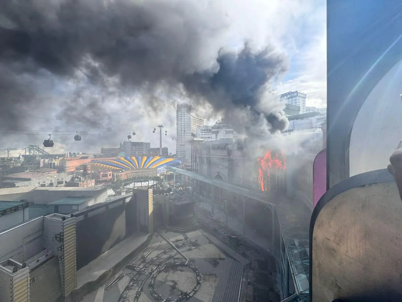 Genting Highlands caught fire