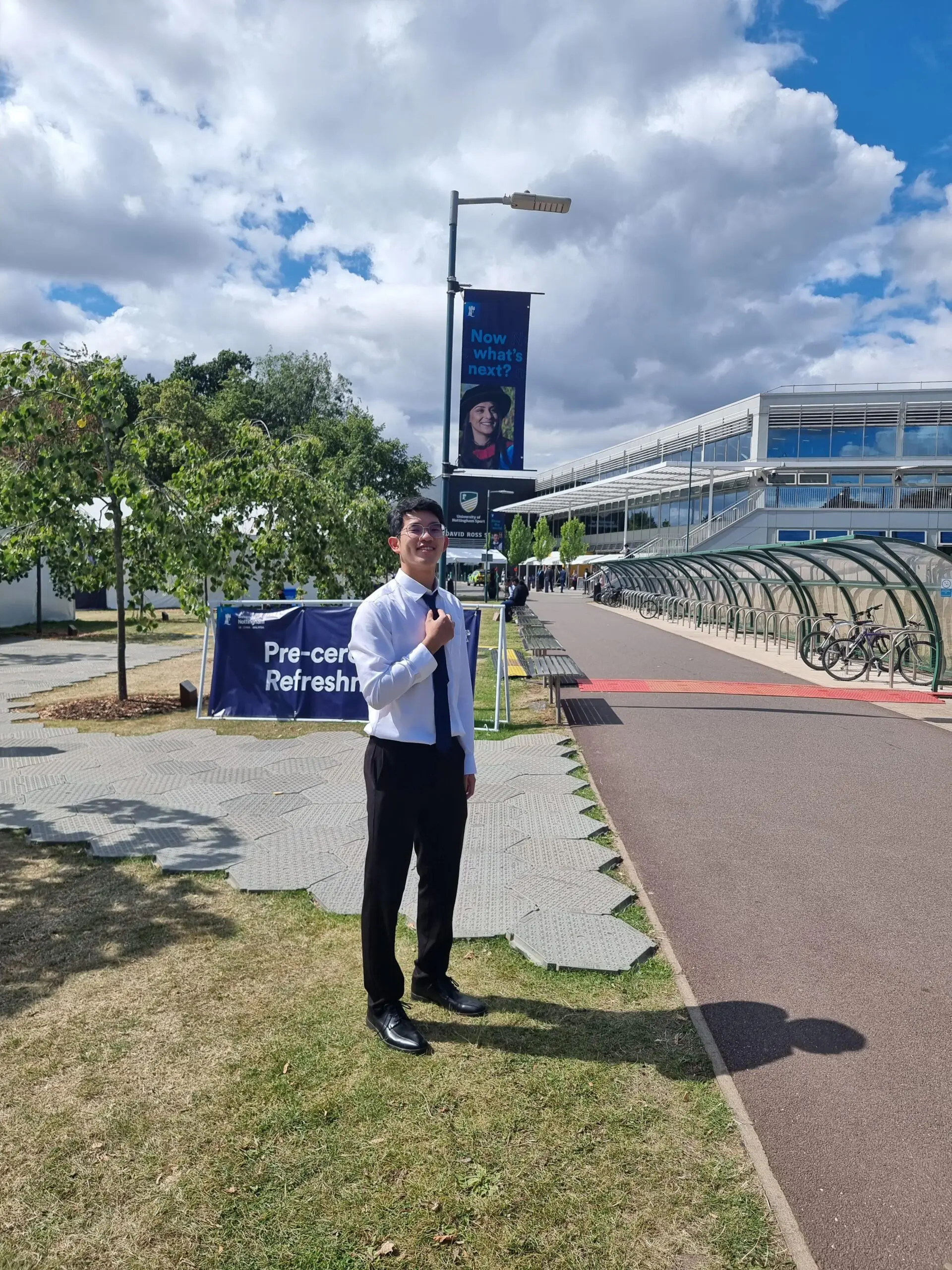 George gradution from Nottingham