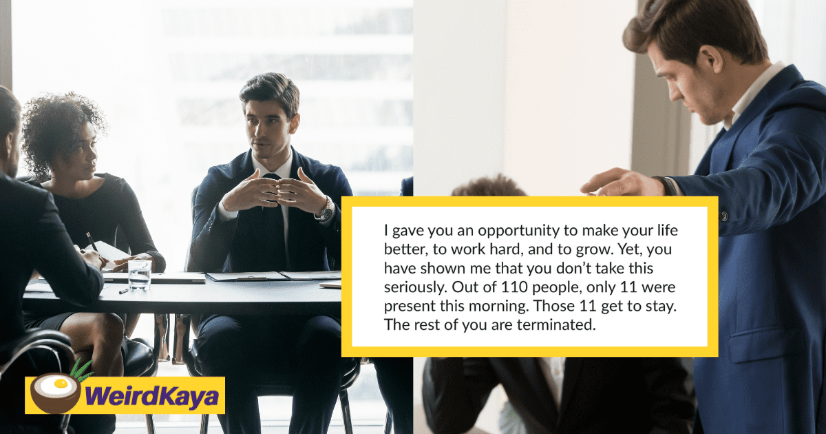 'Get The F*** Out Of My Business' - CEO Fires 99 Staff For Not Attending Morning Meeting