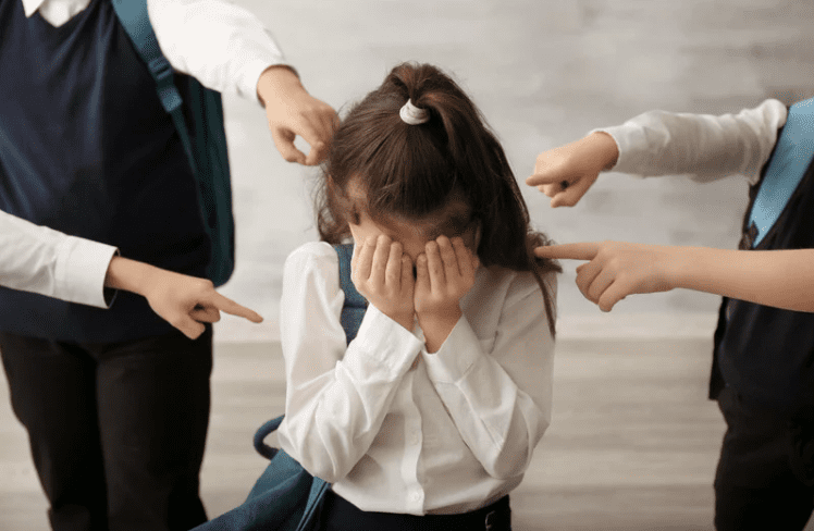 Girl being bullied