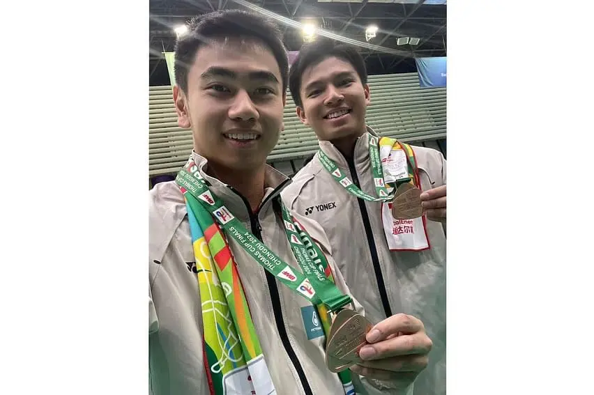 Goh Sze Fei and Nur Izzuddin Rumsani