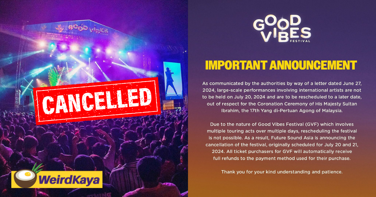 Good Vibes Festival 2024 Has Officially Been Cancelled