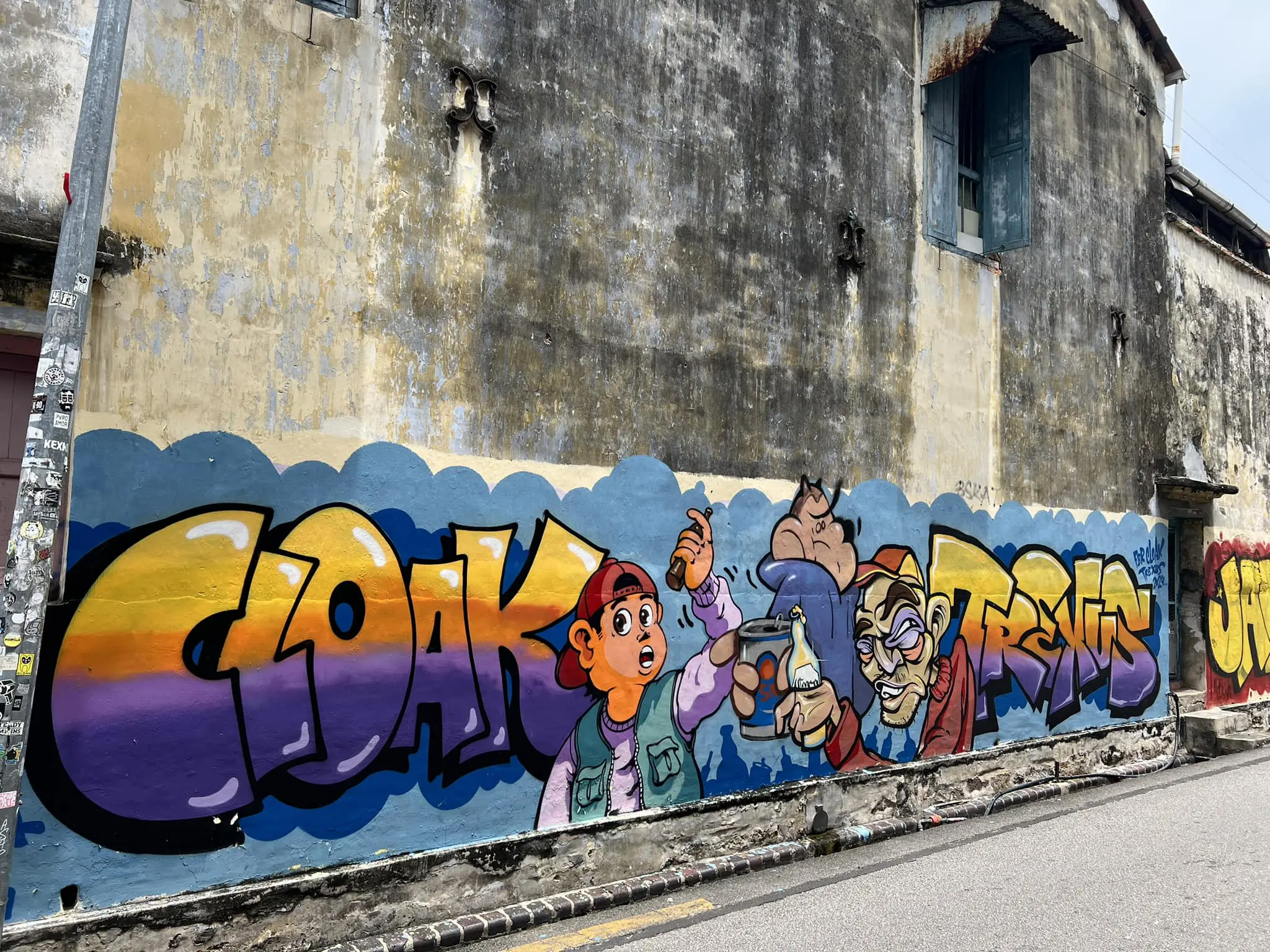 Graffiti art in Penang