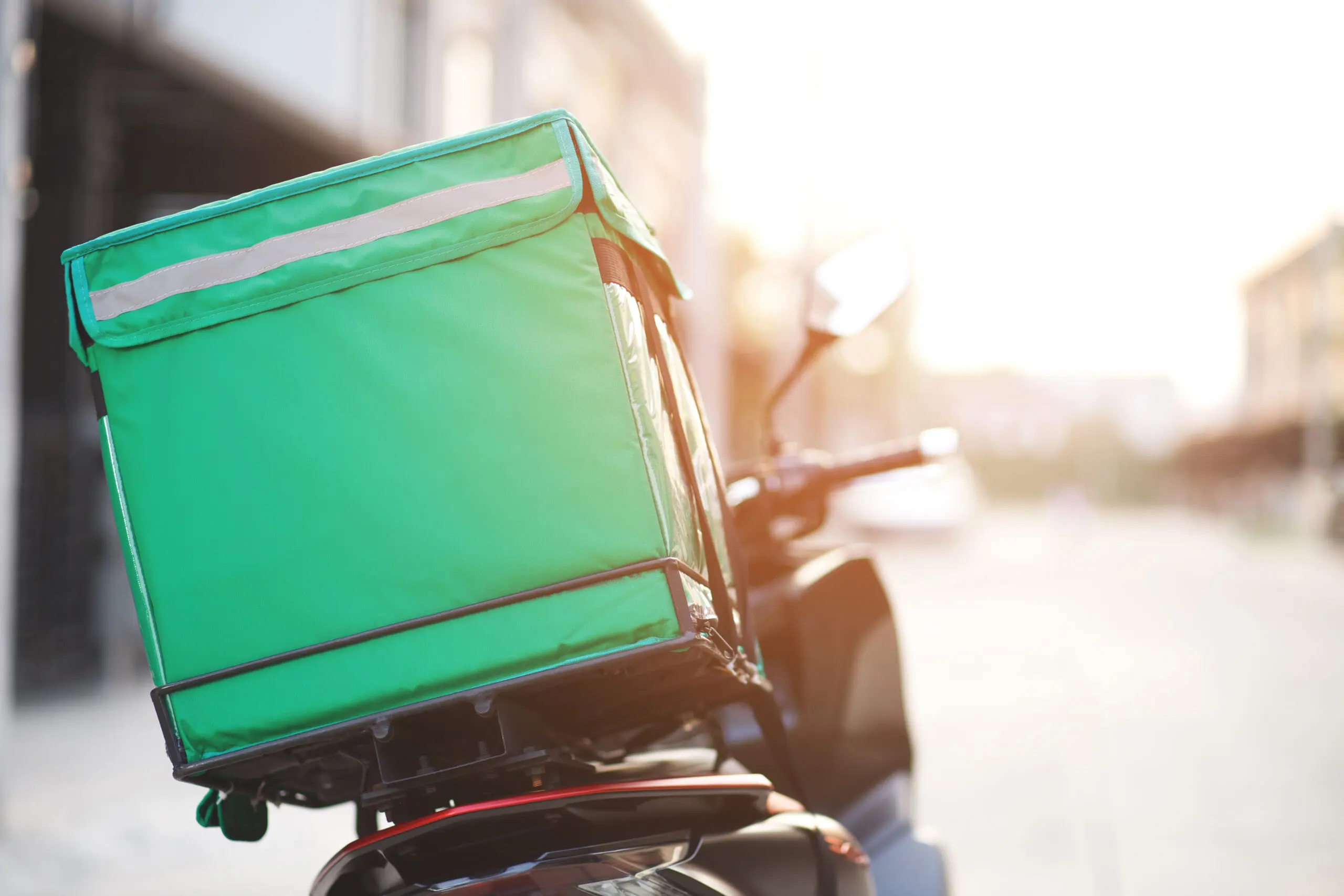 Grab Food delivery bike