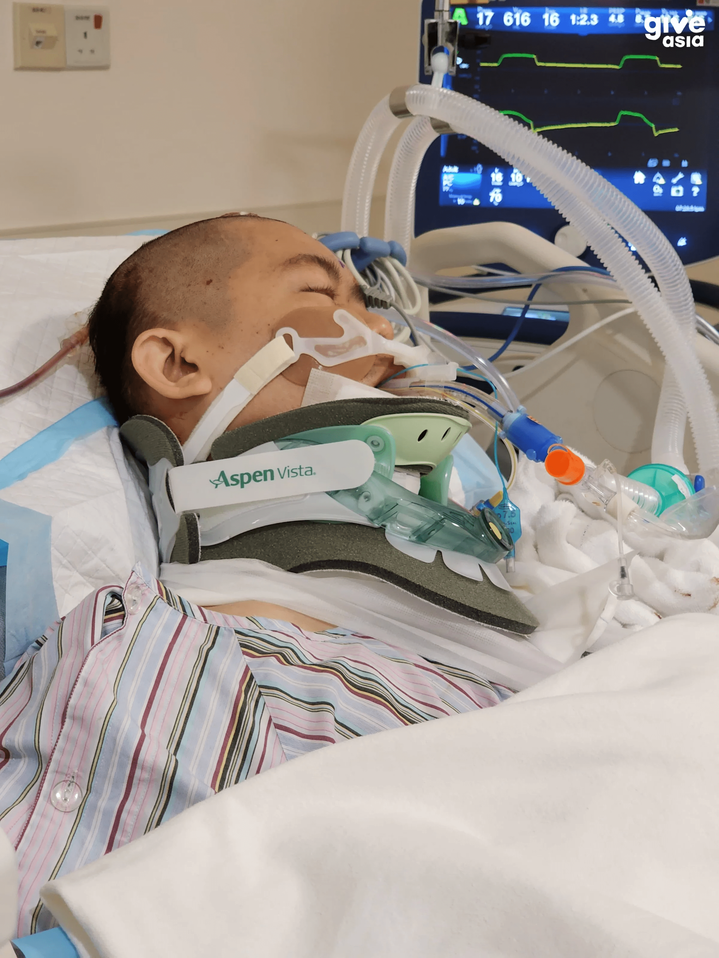 Ha Wee Chen in a coma