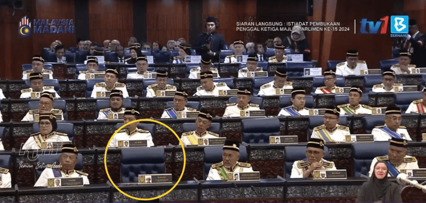 Hadi Awang absent in Parliament