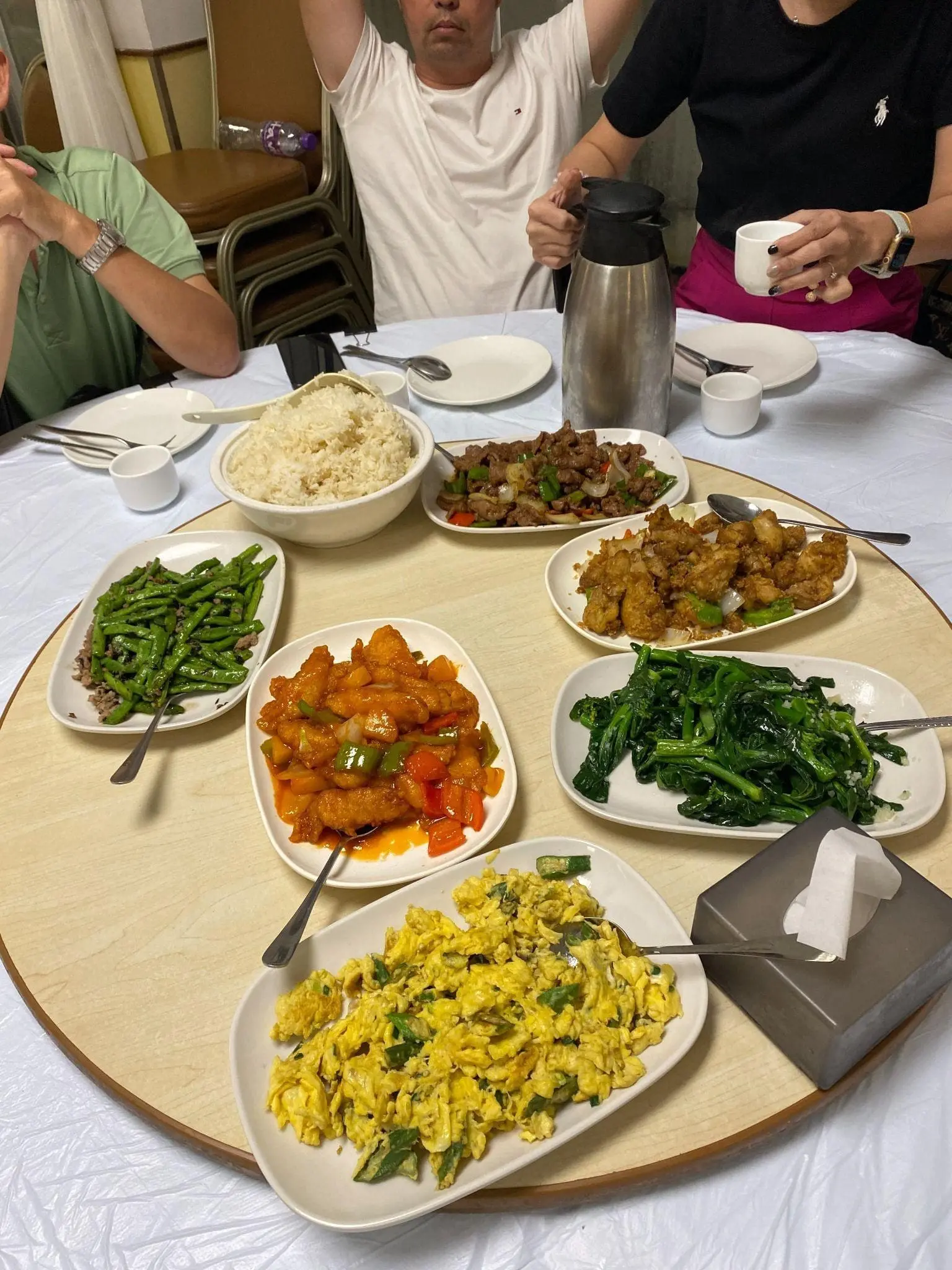 Halal dinner in Islamic Centre