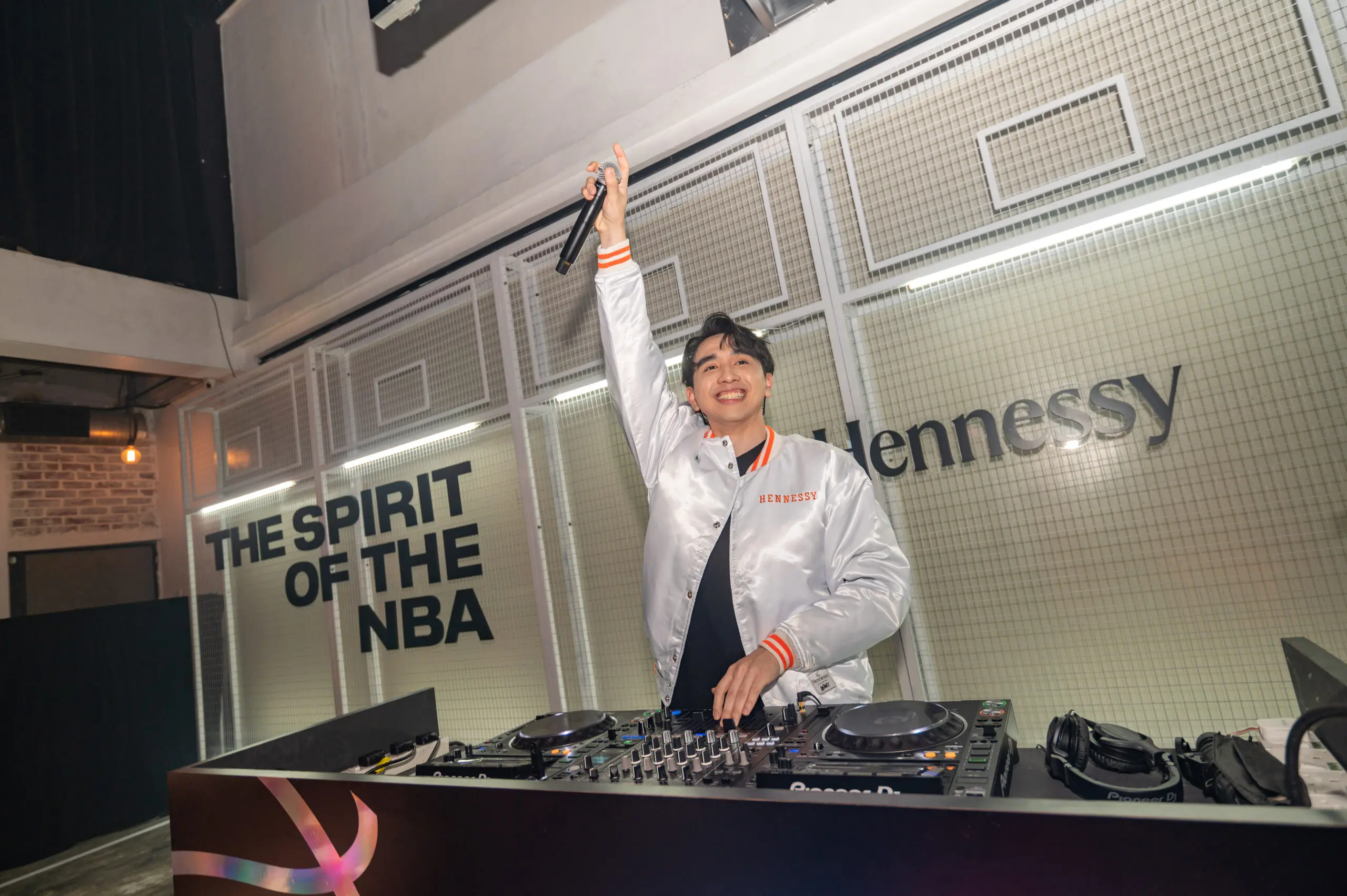 Hennessy x NBA - DJ Perry Kuan spinning for the audience. He will spin again on 1 June