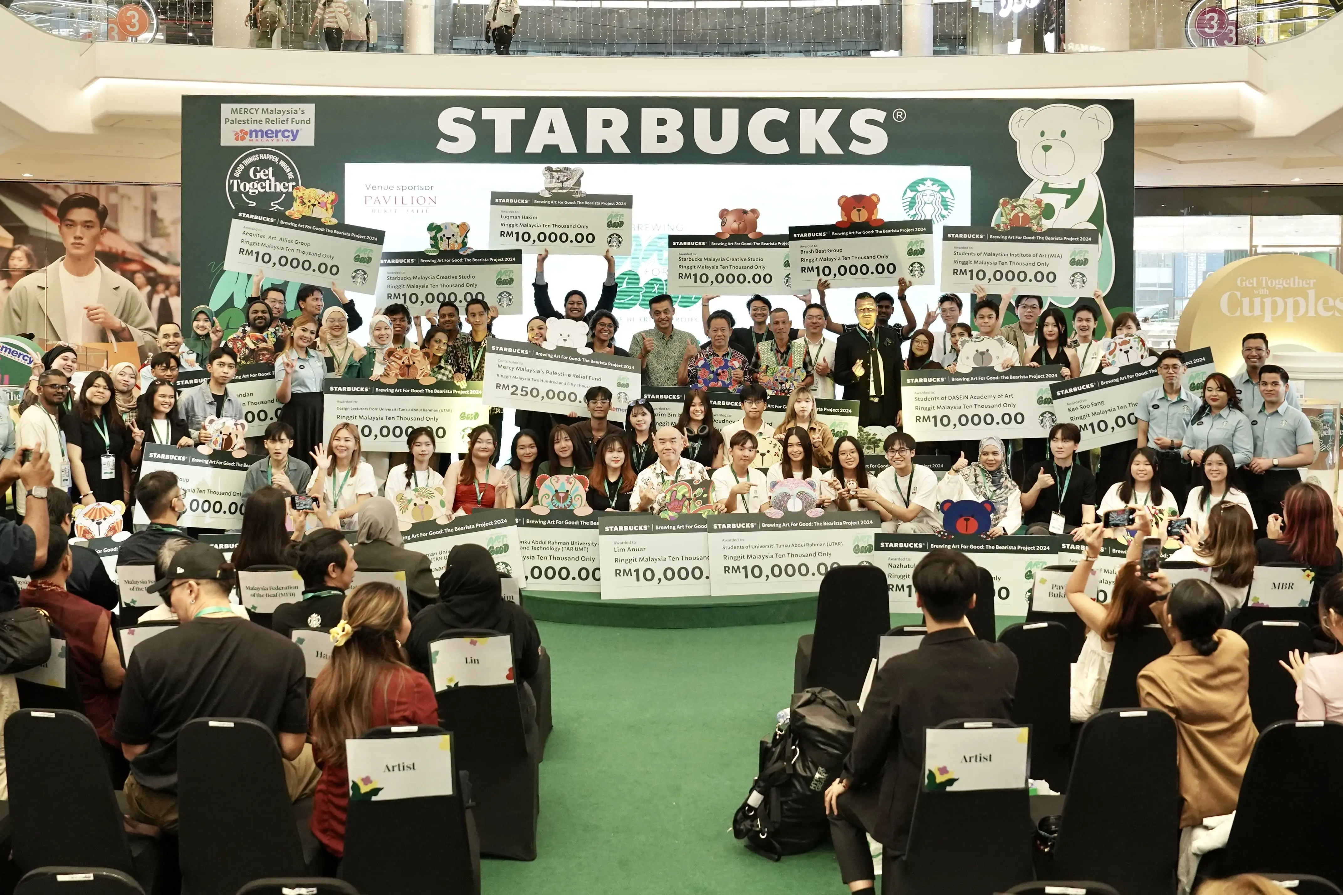 [HERO IMAGE] A celebration of success with all 25 Bearista artists