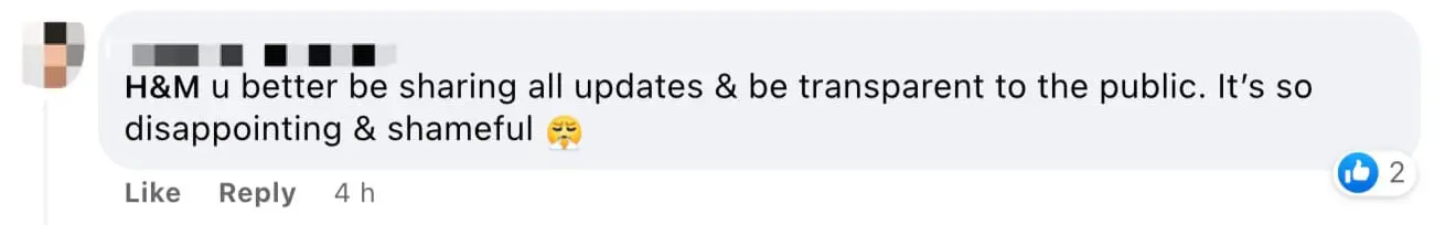 H&M fitting room hidden footage malaysian comment 02