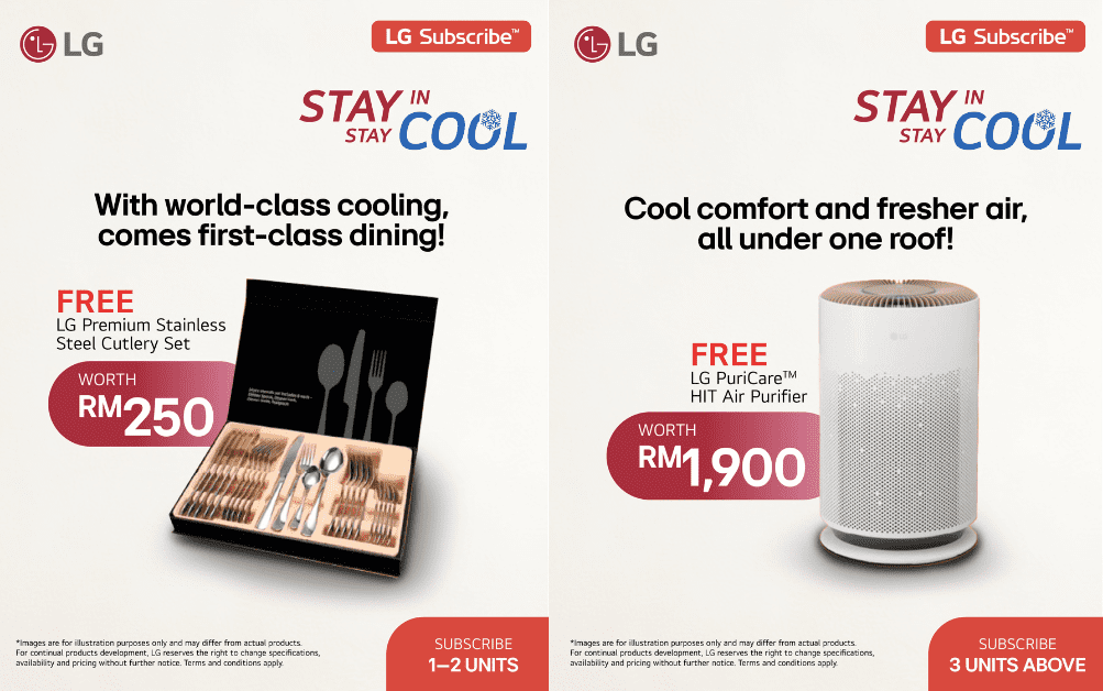 Hot Weather? No Worries. LG Subscribe™ Has The Perfect Cooling Solution For You