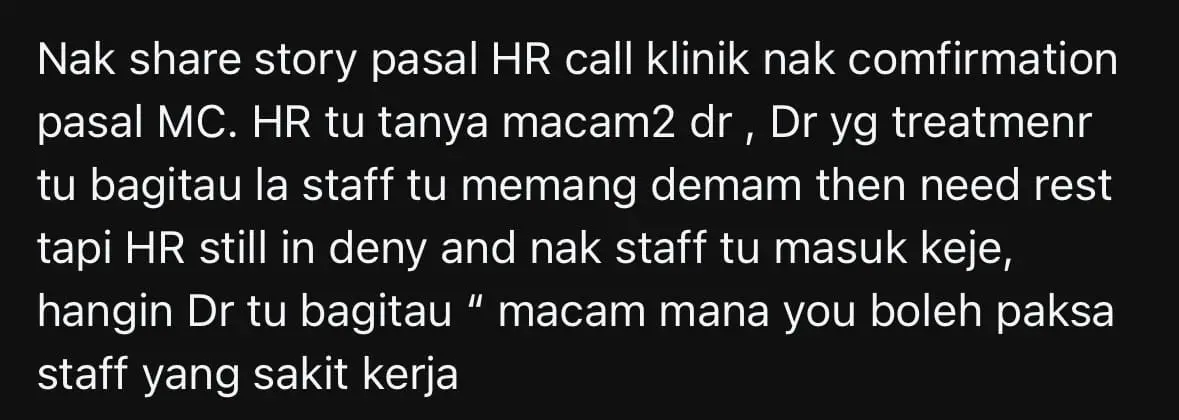 “How can you force a sick employee to work?” the doctor reportedly snapped.