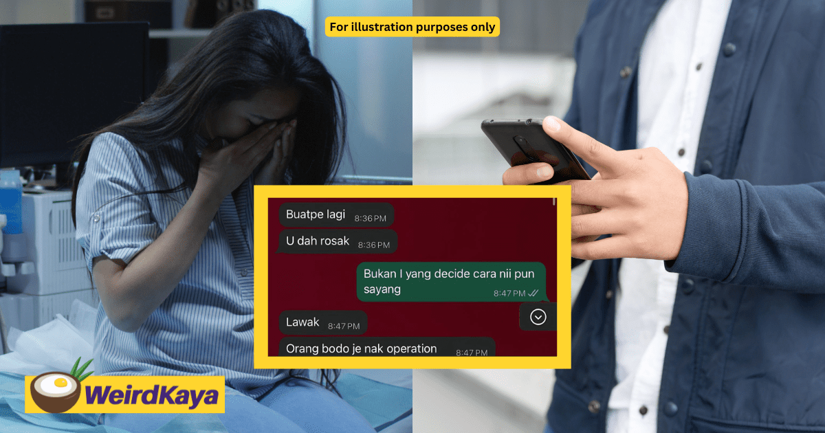 'I Don't Want A Damaged Wife,' Says M'sian Man After She Chose C-Section Over Natural Birth