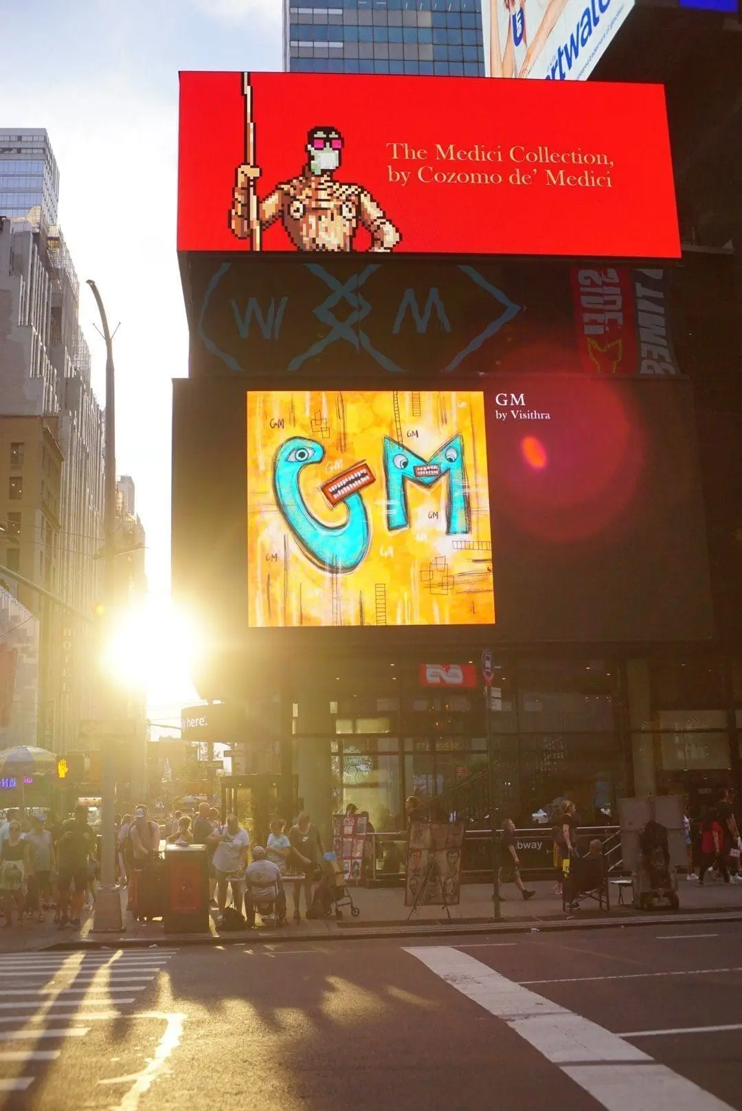 Visithra Is The First Malaysian To Display NFT Art In New York's Times Square