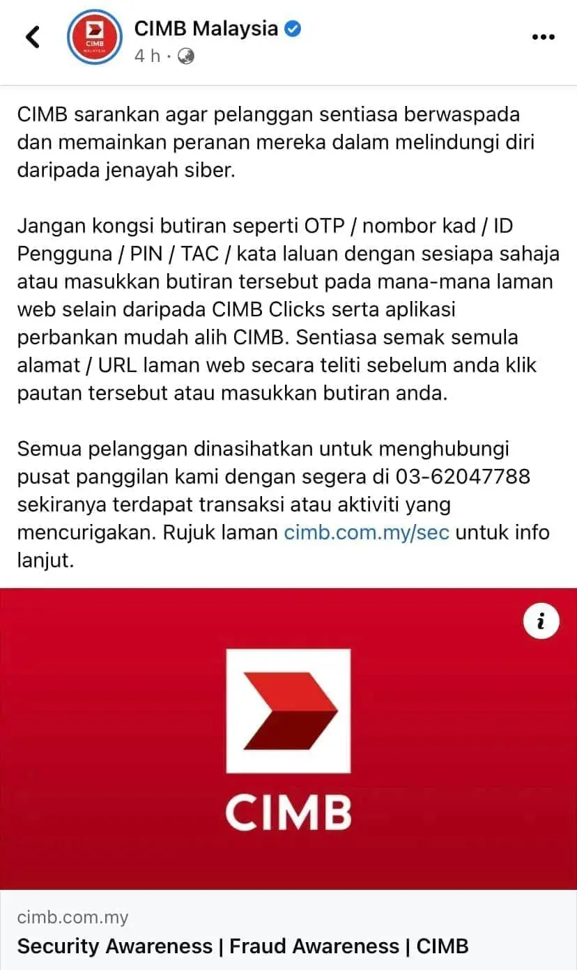 Doctor Slammed CIMB Bank As She Lost RM13k Without Warning