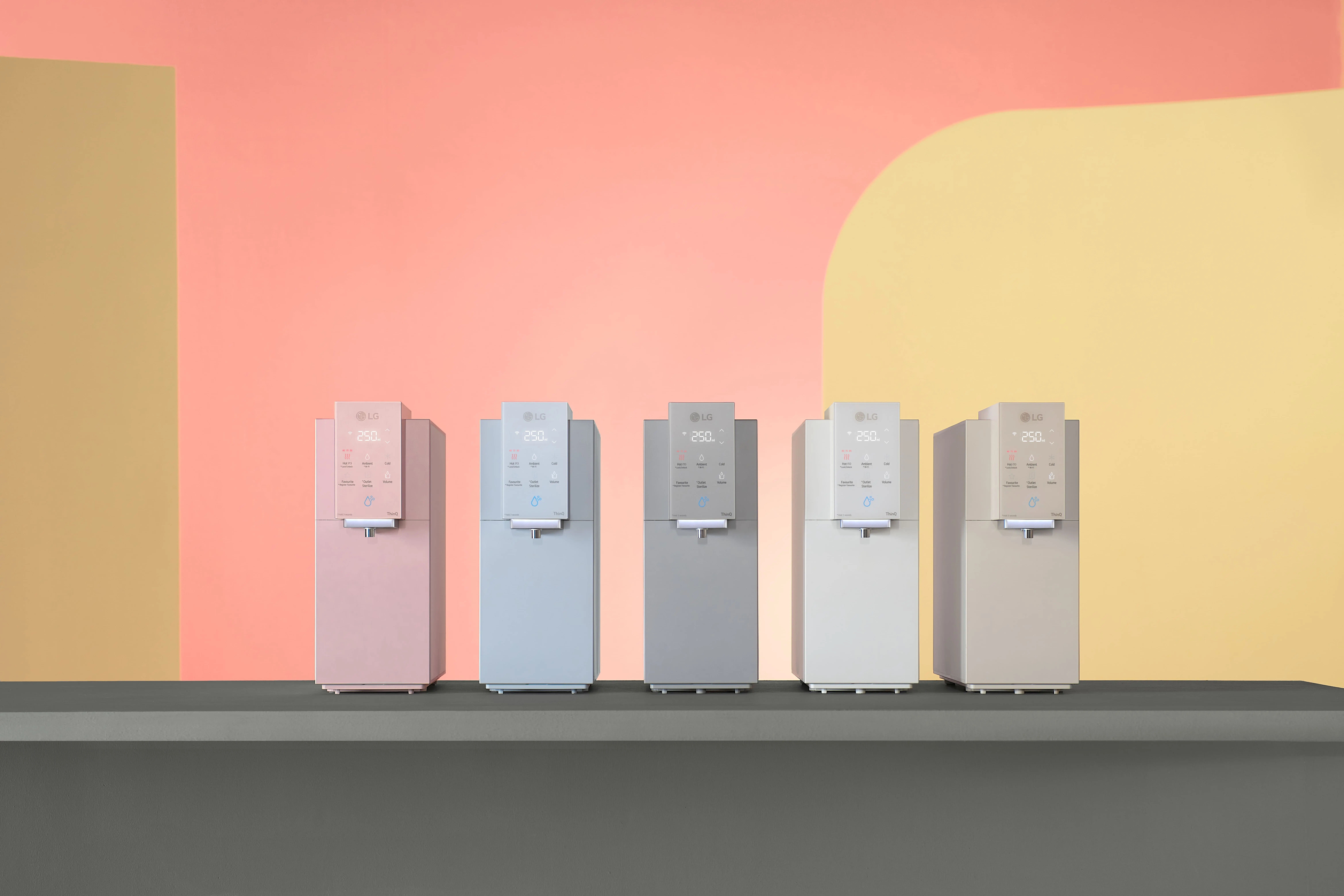 LG's Latest Self-Service Tankless Water Purifier comes in colours