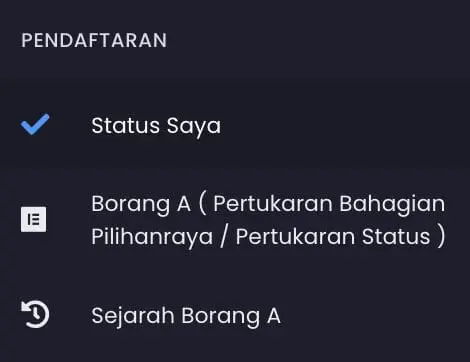 MySPR application status