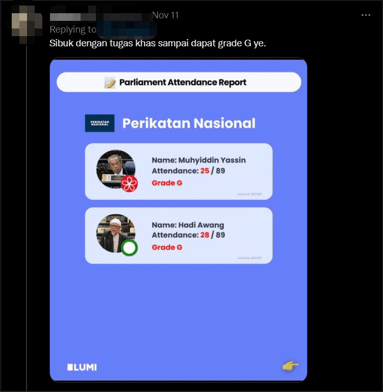 "I Had 'Special' Tasks To Do" - Hadi Awang's Reason For Low Parliament Attendance Slammed By Netizens