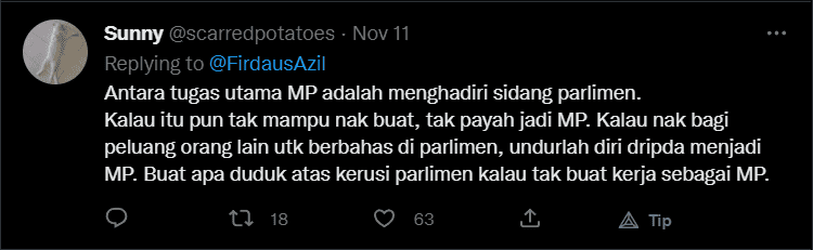 "I Had 'Special' Tasks To Do" - Hadi Awang's Reason For Low Parliament Attendance Slammed By Netizens