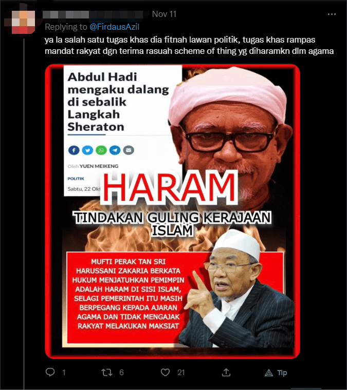 "I Had 'Special' Tasks To Do" - Hadi Awang's Reason For Low Parliament Attendance Slammed By Netizens