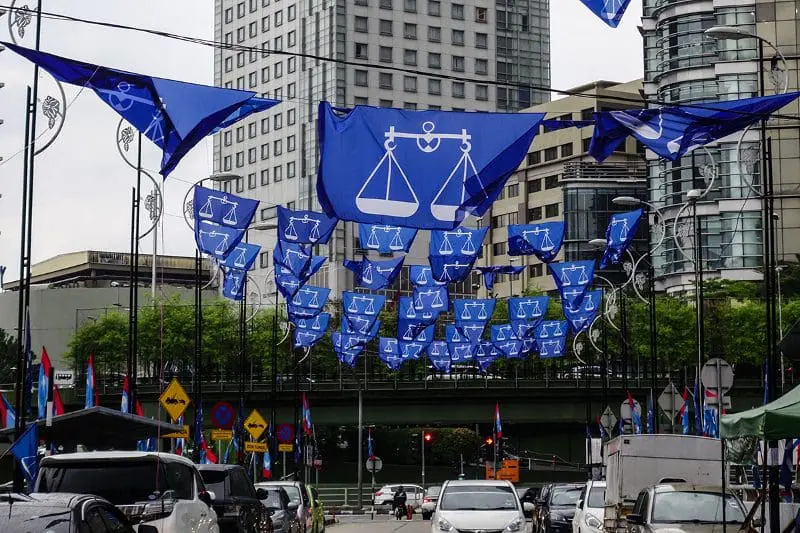 BN flags being displayed