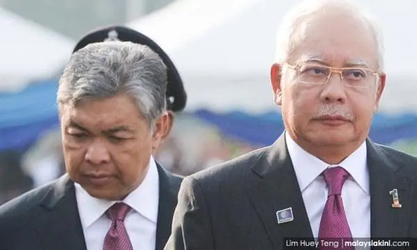 Zahid Hamidi and Najib Razak