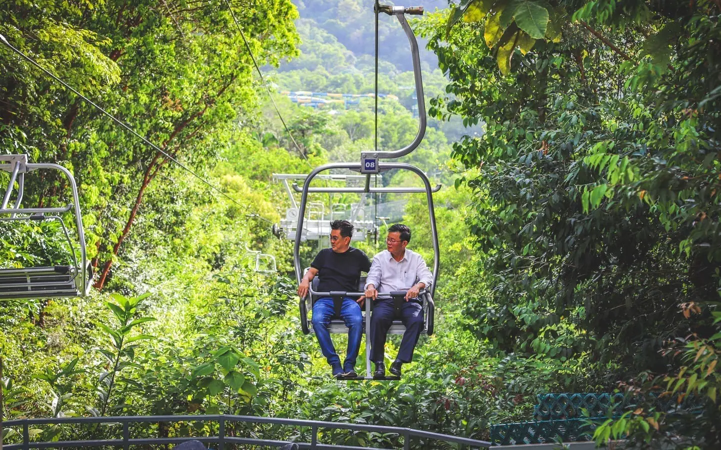 Dato' Sim and YAB Tuan Chow Kon Yeow at ESCAPE Penang.