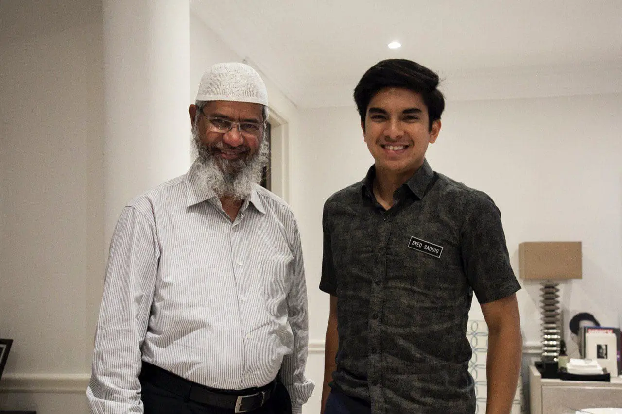 Syed Saddiq and Zakir Naik