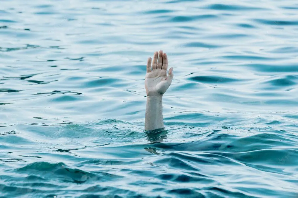 person drowning
