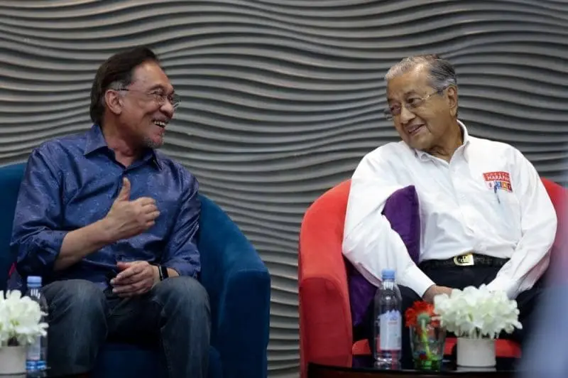 Mahathir and Anwar