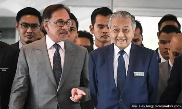 Mahathir and Anwar