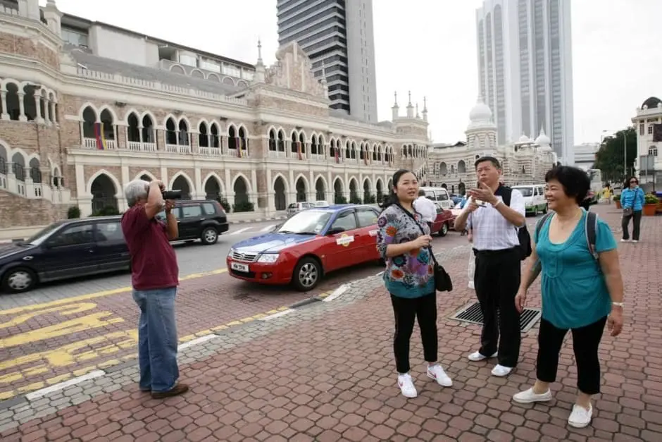 China tourists visiting Malaysia