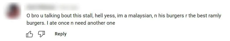 "Best Burger Ever!" — UK Food Blogger Declares Ramly Burger Is The Best He's Ever Tasted comment 3