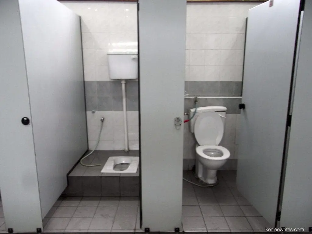 A public toilet in Malaysia